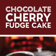 Chocolate cherry fudge cake in two bowls.