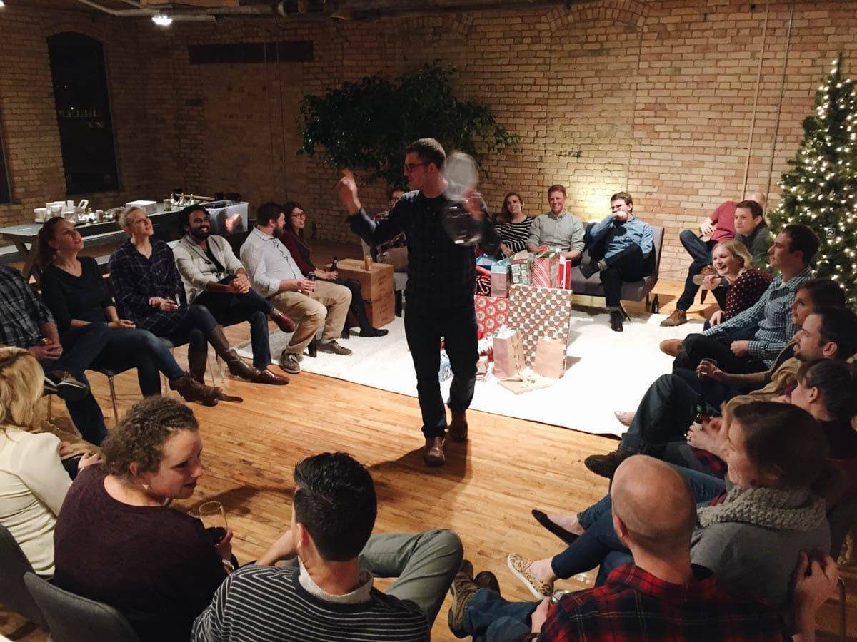 holiday party studio